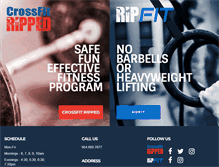 Tablet Screenshot of crossfitripped.com